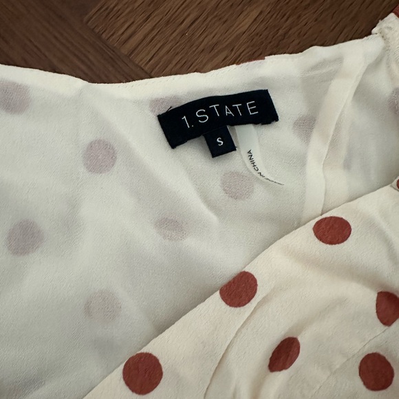New vintage dot blouse 1 state - Picture 3 of 3
